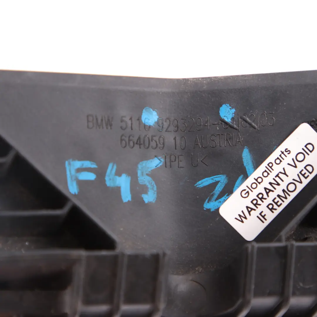 BMW F45 Active Tourer Couvercle de gaine de câbles Panneau d'habillage - SKU 9293294 - Numéro de pièce 9293294