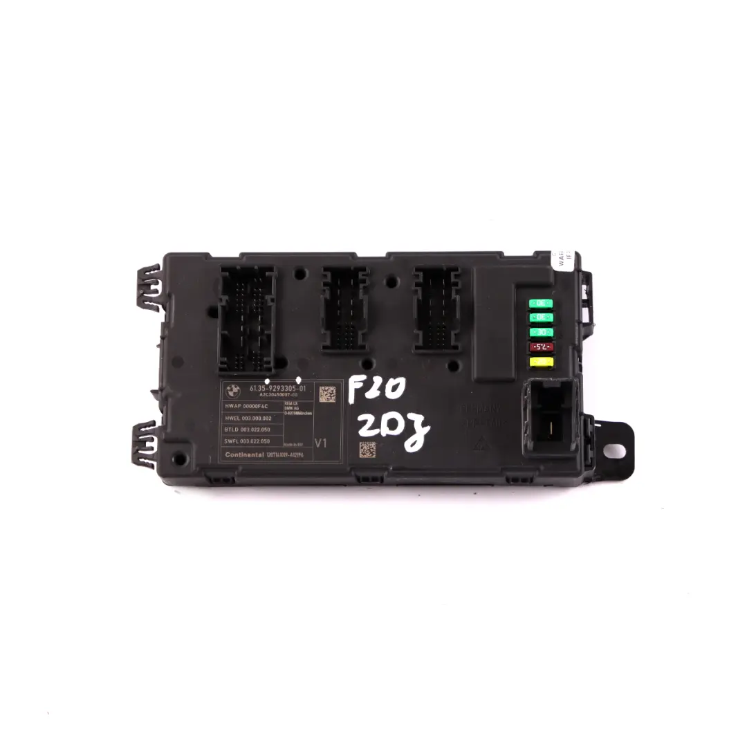Electronic Module Fuse Box Control Unit V1 REM BMW F20 F21 F30 F31 Rear - SKU 9293305 - Part number 9293305