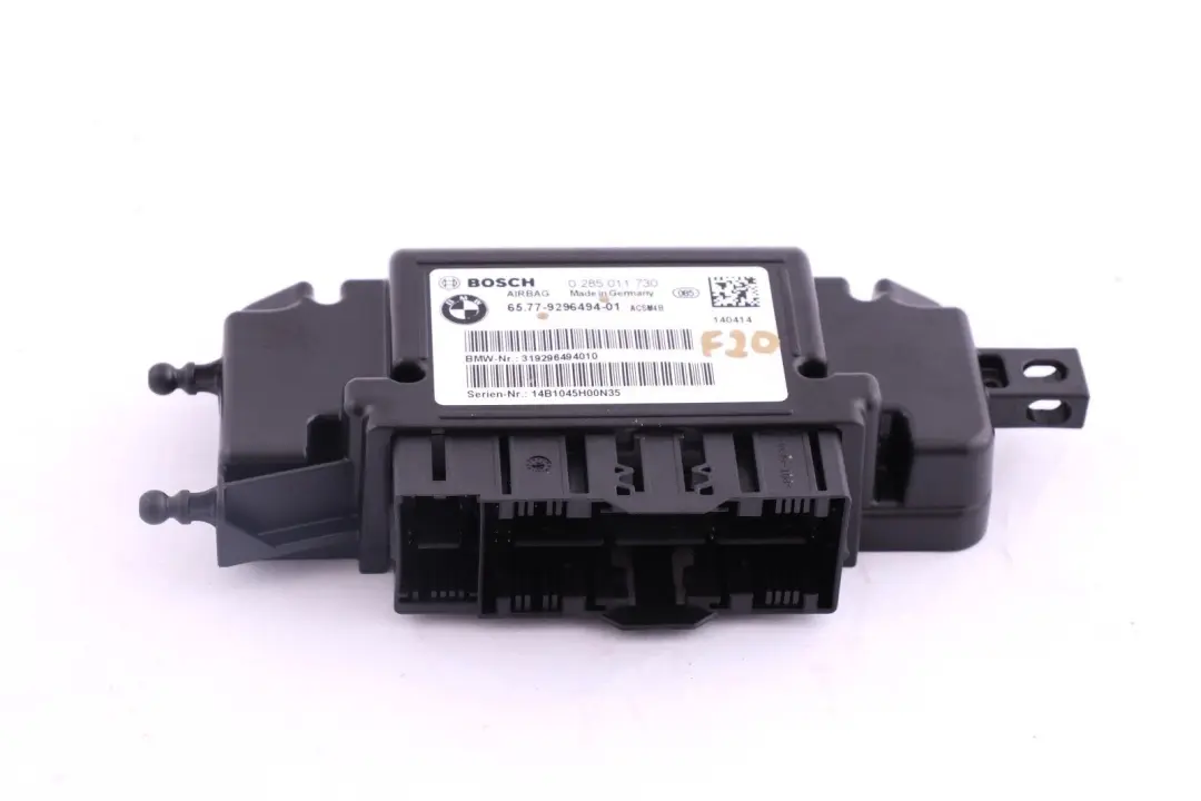 Steuergerät Airbag Ecu für BMW F20 F21 F22 F30 F31 F32 mit Teilenummer 9296494 BMW F20 F21 F22 F30 F31 F32 Steuergerät Airbag Ecu - SKU 9296494 - Teilenummer 9296494