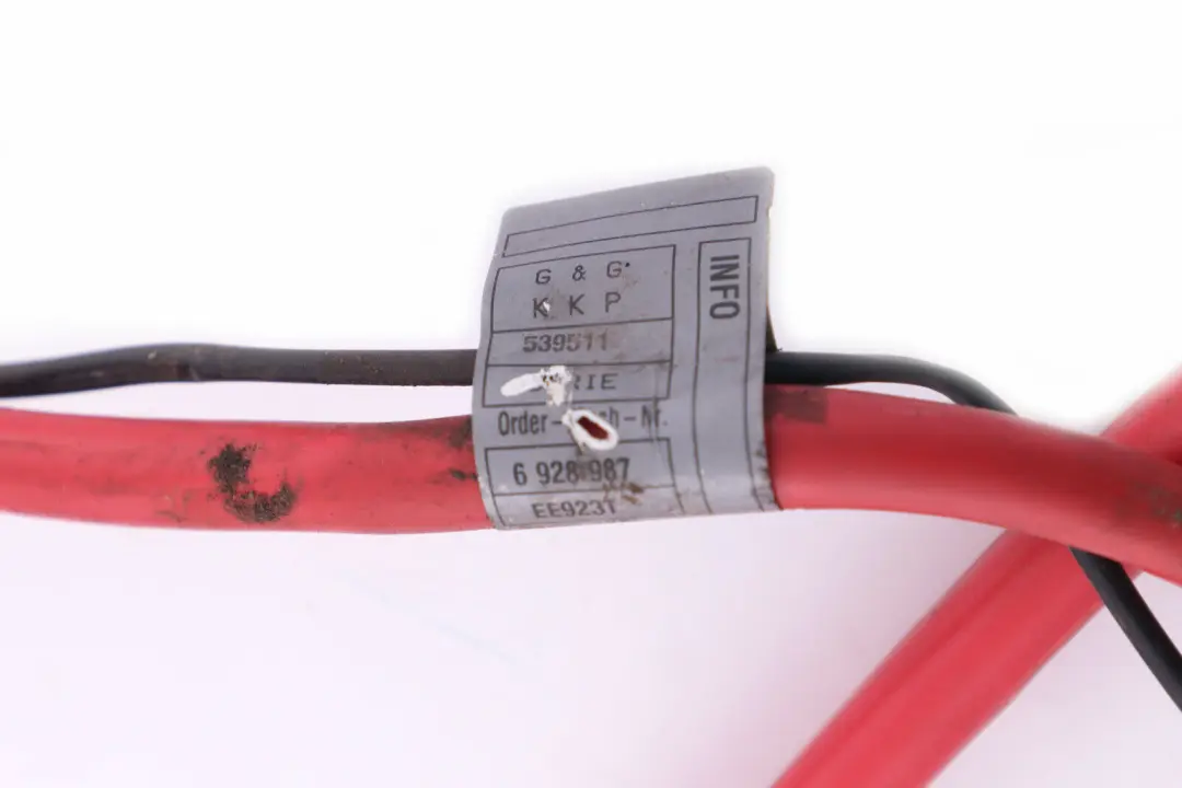 E63N E64 LCI Battery Cable Lead Positive Underfloor to BMW 6 Series E63 with Part number 6927704 BMW 6 Series E63 E63N E64 LCI Battery Cable Lead Positive Underfloor - SKU 9297282 - Part number 6927704