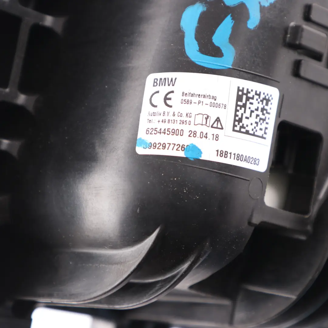 Module BMW G30 G31 G32 G11 G15 Dashboard Passenger Side Dash SRS to Air with Part number 9297726 Air Module BMW G30 G31 G32 G11 G15 Dashboard Passenger Side Dash SRS - SKU 9297726 - Part number 9297726