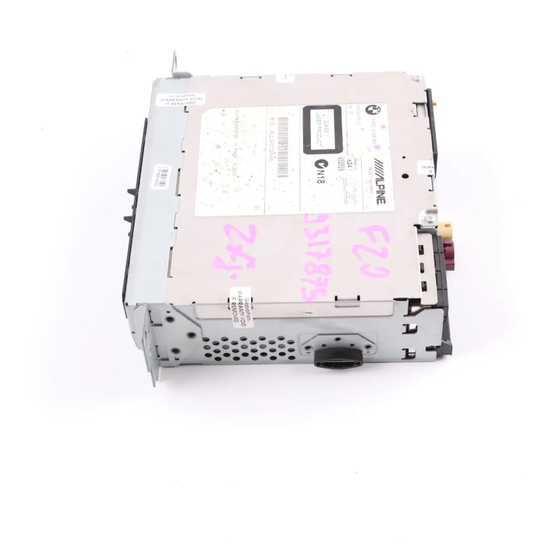 BMW F10 F11 F20 F21 F25 F30 Reproductor radio Alpine CD Champ Unidad principal - SKU 9298939 - Número de pieza 9298939