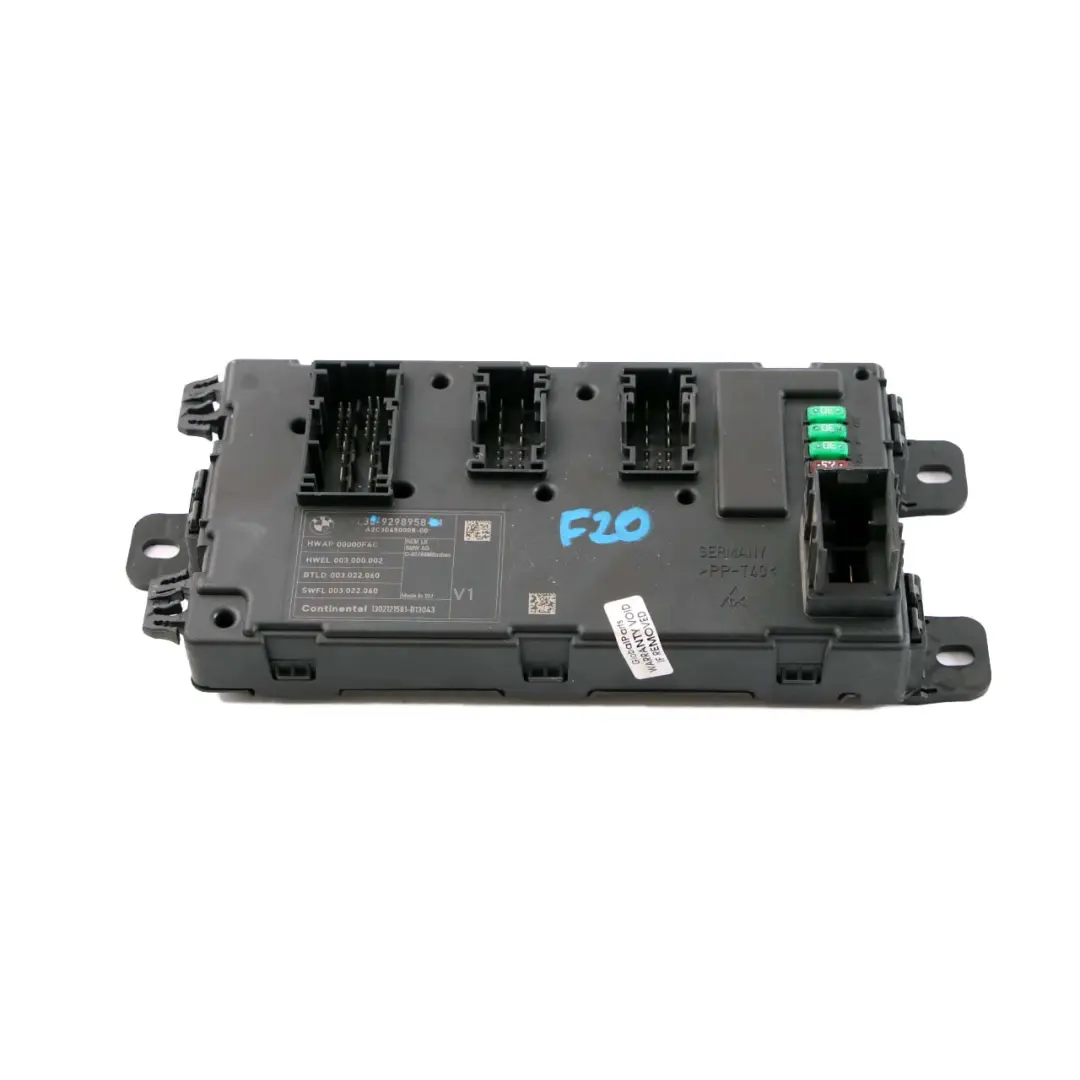 Rear Electronic Module BMW F20 REM Fuse Box Control Unit V1 - SKU 9298958 - Part number 9298958