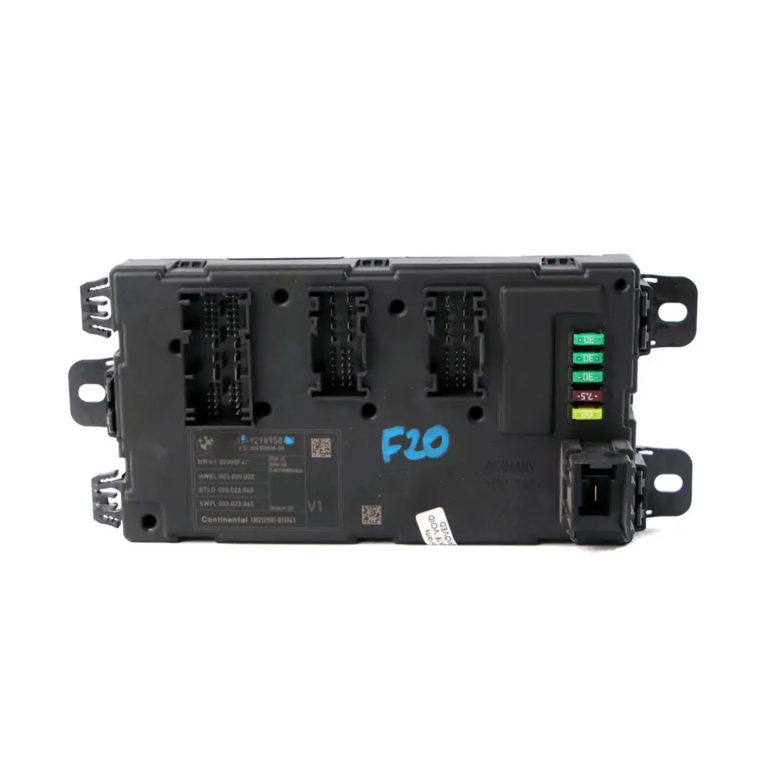 Module électronique Arrière BMW F20 REM Boîte à Fusibles Contrôle V1 pour à propos du numéro de pièce 9298958 Module électronique Arrière BMW F20 REM Boîte à Fusibles Contrôle V1 - SKU 9298958 - Numéro de pièce 9298958