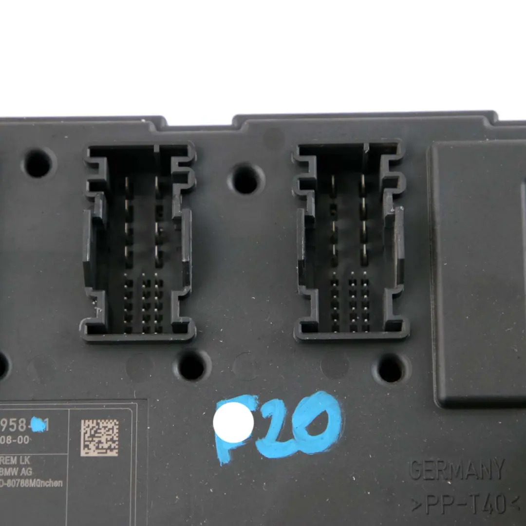 Moduł REM Tylny BMW F20 Moduł Sterownik Skrzynka Bezpieczników V1 do o numerze 9298958 Moduł REM Tylny BMW F20 Moduł Sterownik Skrzynka Bezpieczników V1 - SKU 9298958 - Numer Części 9298958