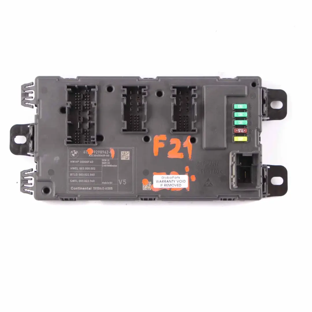 BMW F20 F21 F22 F30 F31 F32 F33 F80 M3 Body Control Unit Module REM V5 - SKU 9298962 - Part number 9298962