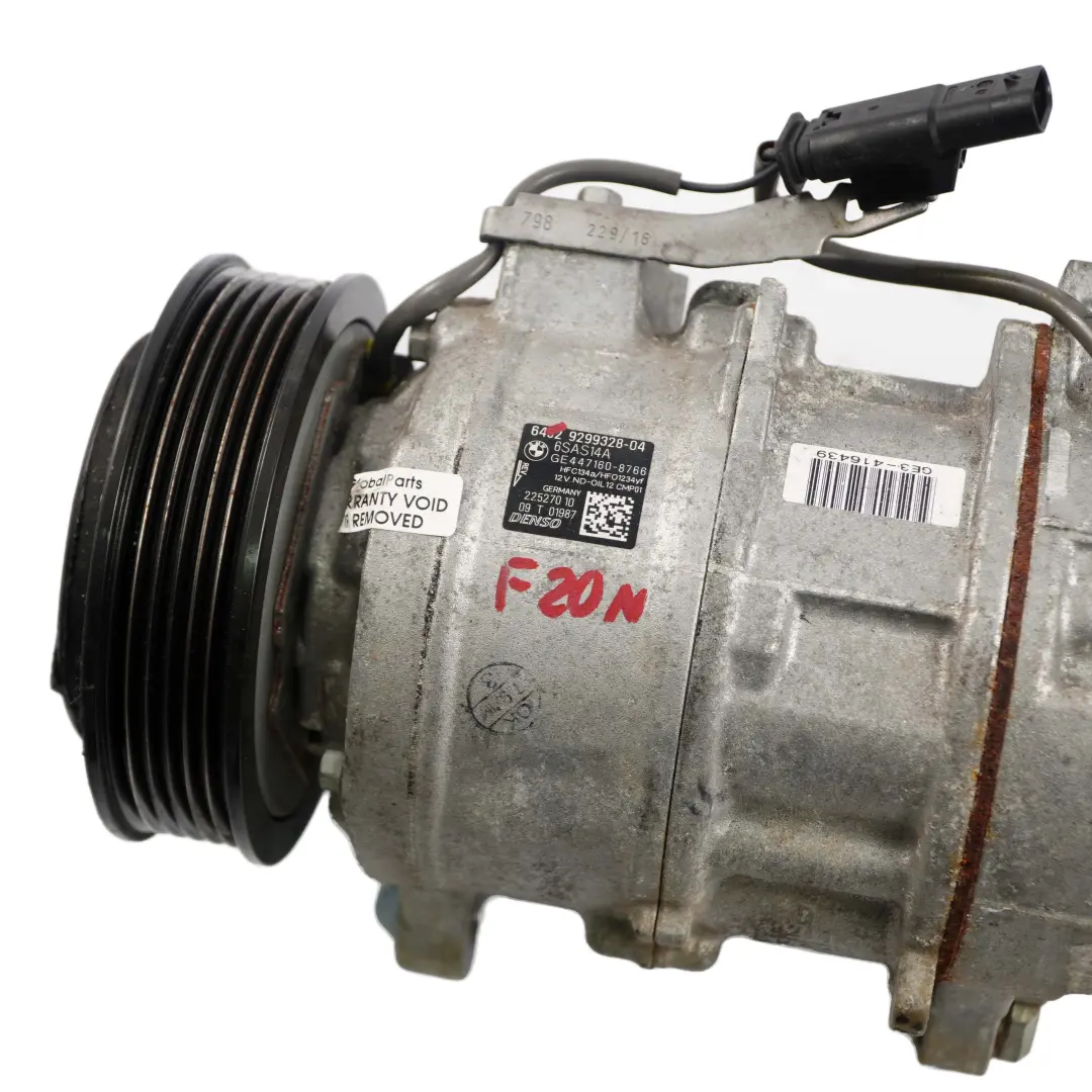 Klimaanlage Kompressor Magnetkupplung Diesel für BMW F20 F21 F30 F31 LCI mit Teilenummer 9299328 BMW F20 F21 F30 F31 LCI Klimaanlage Kompressor Magnetkupplung Diesel - SKU 9299328 - Teilenummer 9299328