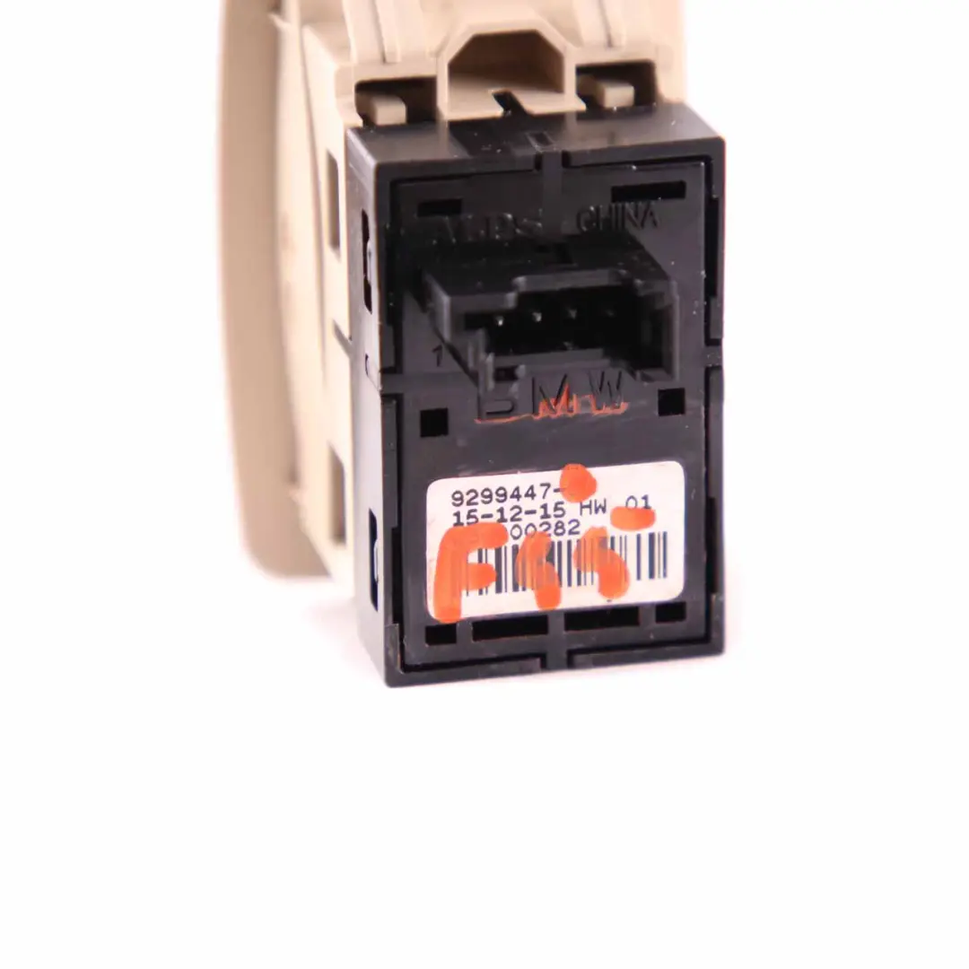 Switch Bootlid Tailgate Trunk Release Button Beige to BMW F45 F46 F48 with Part number 9299447 BMW F45 F46 F48 Switch Bootlid Tailgate Trunk Release Button Beige - SKU 9299447-1 - Part number 9299447