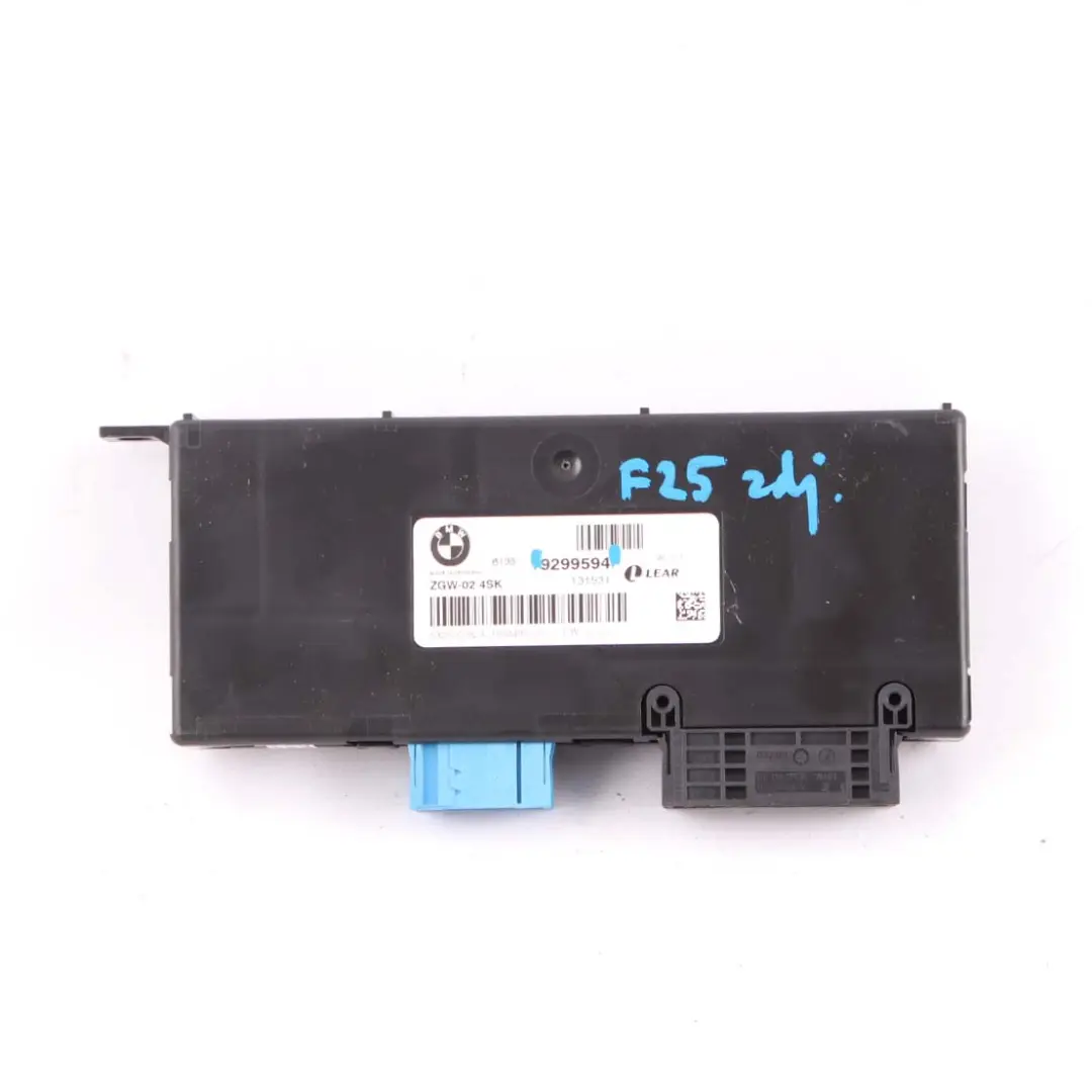 Central Gateway BMW X3 F25 X4 F26 Modul Steuergerät Lear ZGW-02 4SK für mit Teilenummer 9299594 Central Gateway BMW X3 F25 X4 F26 Modul Steuergerät Lear ZGW-02 4SK - SKU 9299594 - Teilenummer 9299594