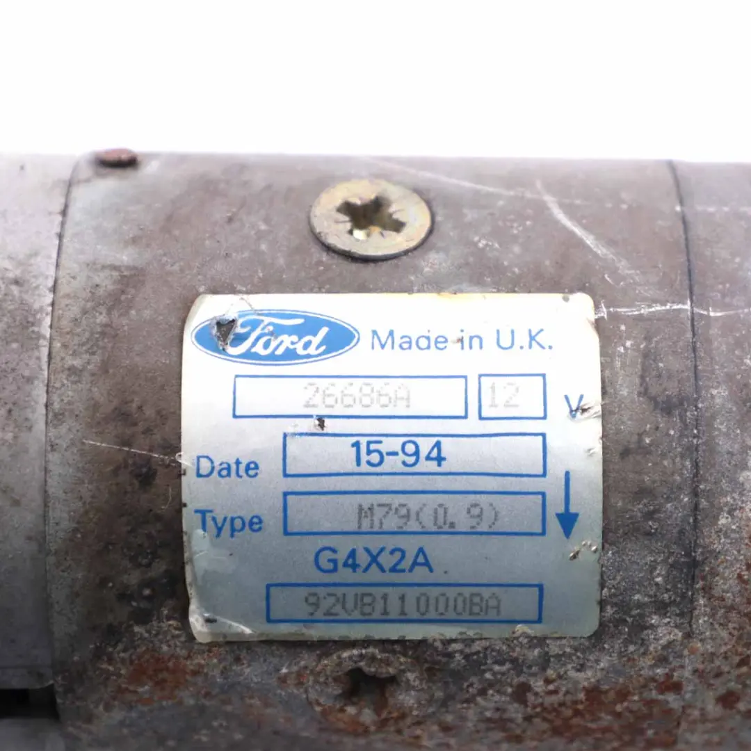 Ford Transit Mk4 Starter Motor Engine Actuator Diesel - SKU 92VB-11000-BA - Part number 92VB-11000-BA