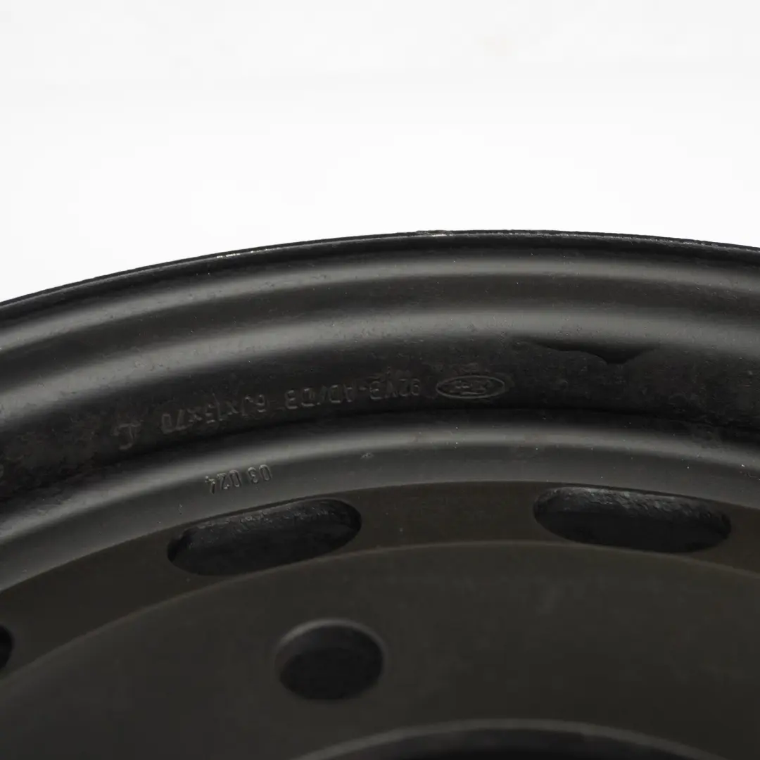 Steel Wheel Rim 15" ET:70 6J 6x180 to Ford Transit MK7 Black with Part number 92VB-AD/DB Ford Transit MK7 Black Steel Wheel Rim 15" ET:70 6J 6x180 - SKU 92VB-AD/DB - Part number 92VB-AD/DB