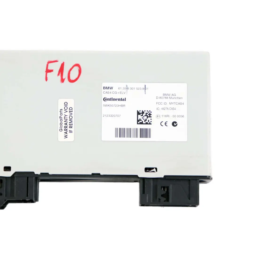 ECU CAS4 Steuergerät CAS 4 9282118 61359282118 für BMW 5 er F10 mit Teilenummer 9301523 BMW 5 er F10 ECU CAS4 Steuergerät CAS 4 9282118 61359282118 - SKU 9301523 - Teilenummer 9301523