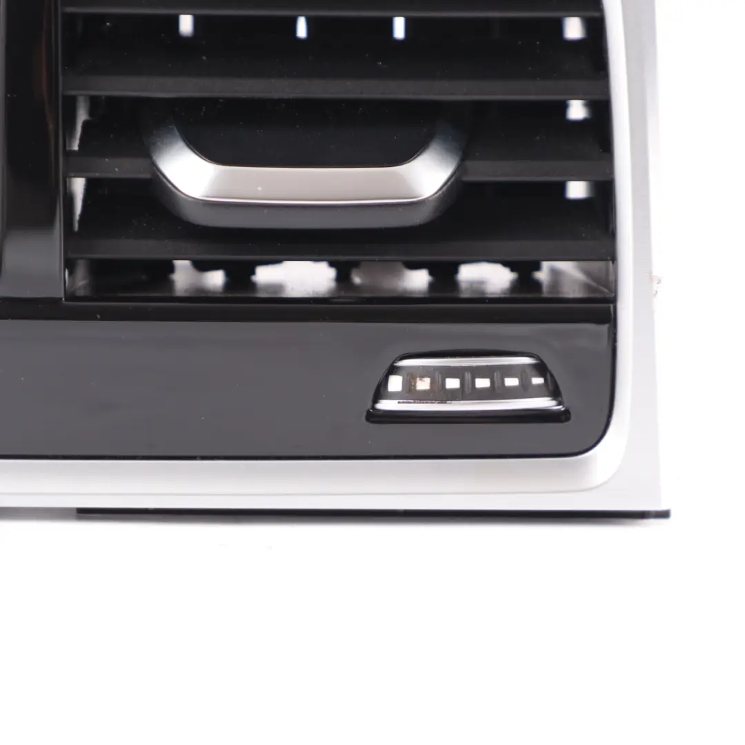 Centre Console Fresh Air Vent Grille Nozzle Trim to BMW G11 Rear with Part number 9301745 BMW G11 Rear Centre Console Fresh Air Vent Grille Nozzle Trim - SKU 9301745 - Part number 9301745