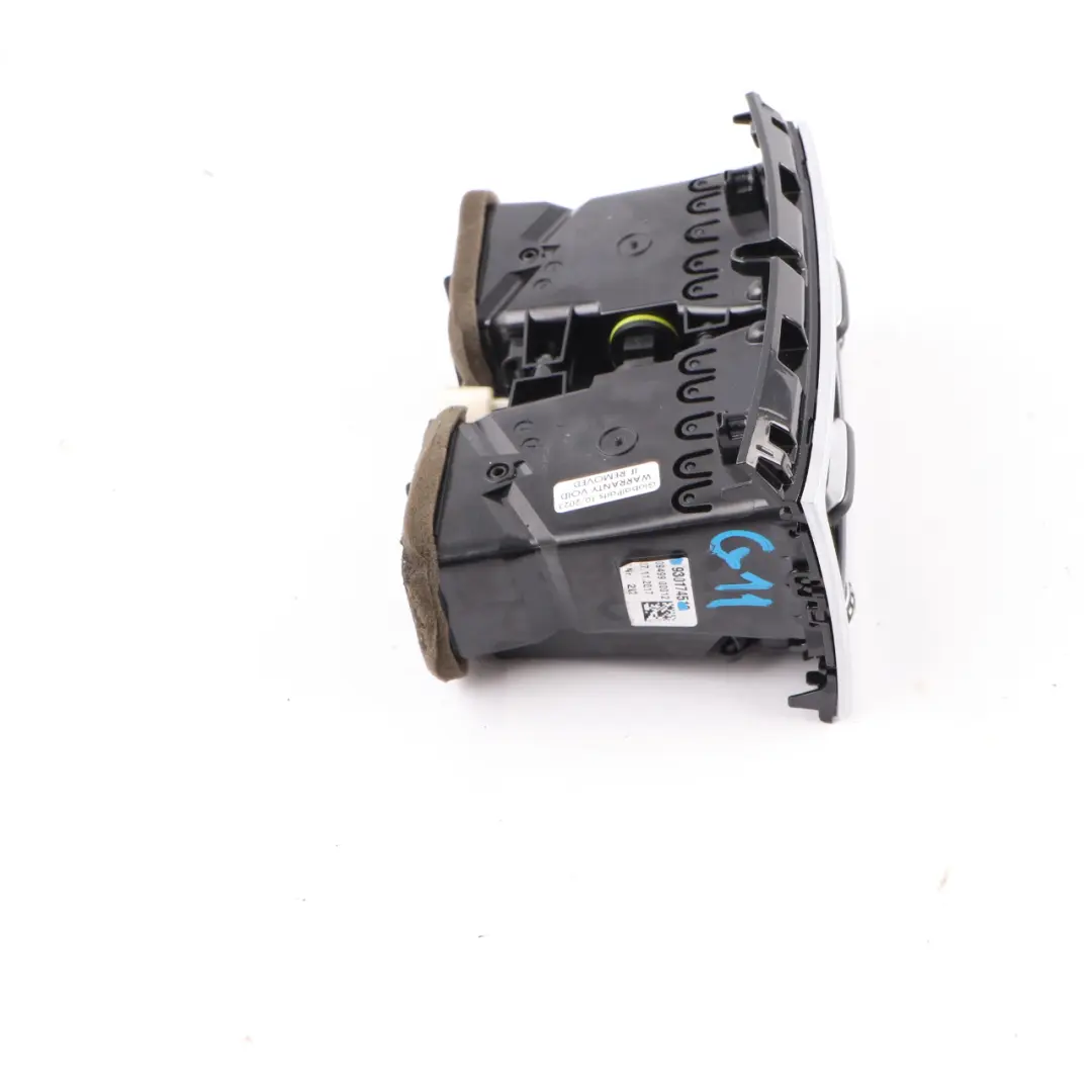 Centre Console Fresh Air Vent Grille Nozzle Trim to BMW G11 Rear with Part number 9301745 BMW G11 Rear Centre Console Fresh Air Vent Grille Nozzle Trim - SKU 9301745 - Part number 9301745