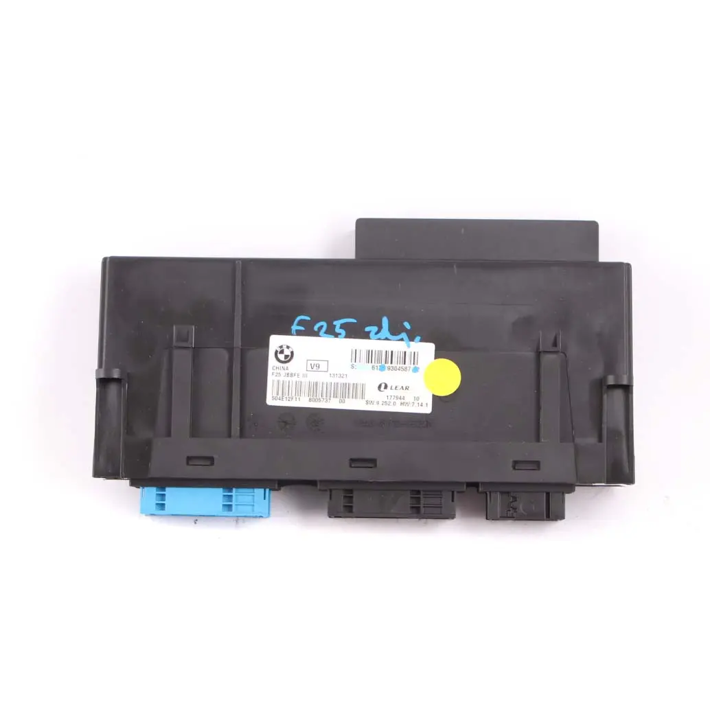 Module contrôle carrosserie BMW X3 F25 ECU Junction Box JBBFE III 3 Lear 9304587