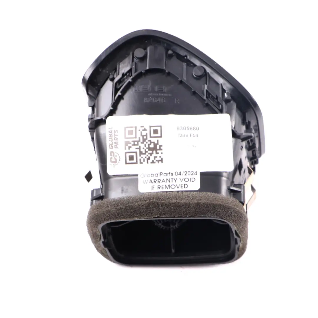 Boquilla de la rejilla aire fresco Salpicadero Derecha para Mini Clubman F54 con número de pieza 9305680 Mini Clubman F54 Boquilla de la rejilla aire fresco Salpicadero Derecha - SKU 9305680 - Número de pieza 9305680