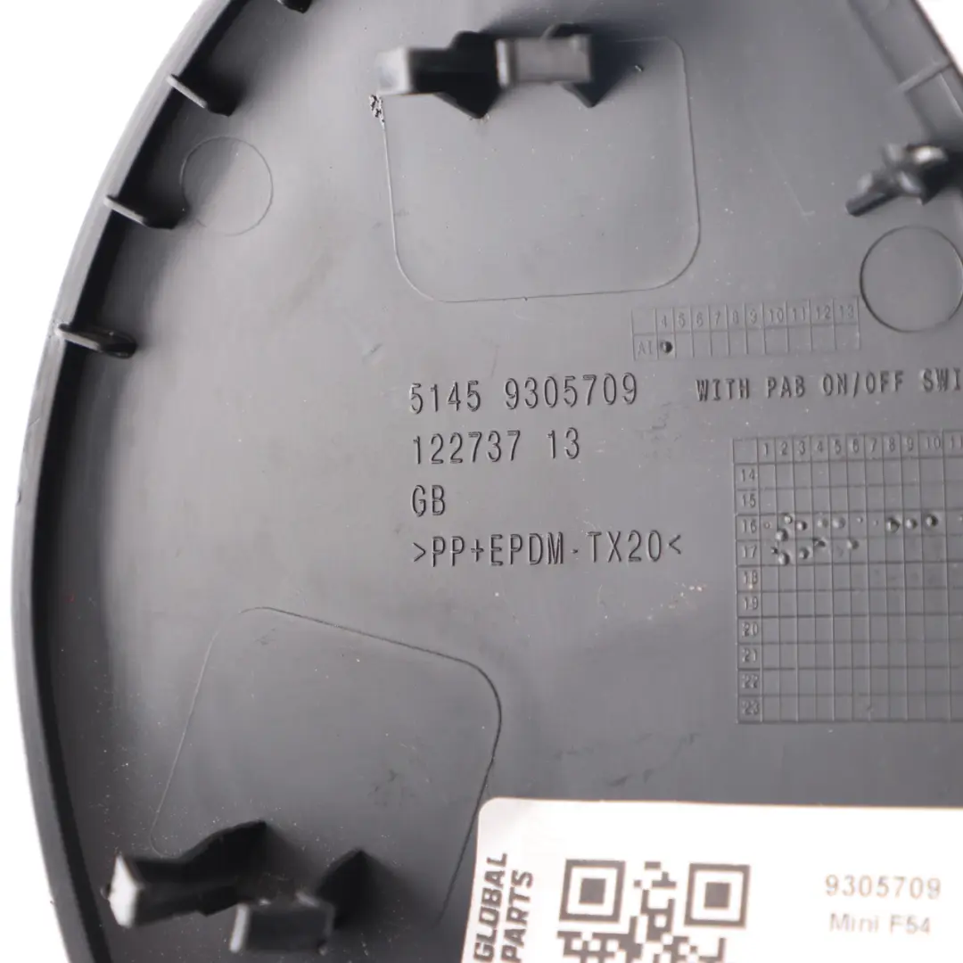 Instrument Panel Trim Dashboard Outer Left N/S to Mini F54 with Part number 9305709 Mini F54 Instrument Panel Trim Dashboard Outer Left N/S - SKU rhd-9305709 - Part number 9305709