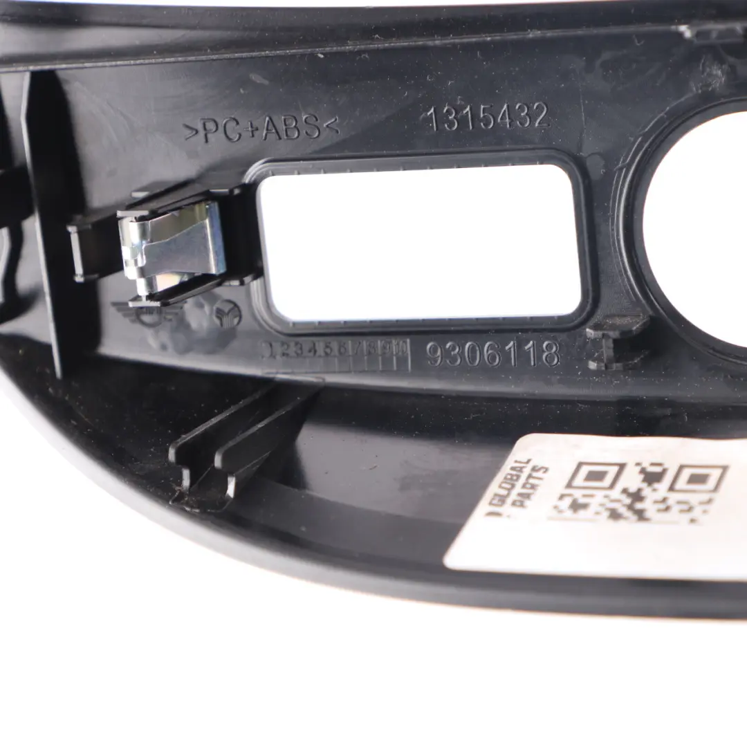 Mini Clubman F54 Centre Console Media Panel Trim Mount Frame - SKU 9306118 - Part number 9306118
