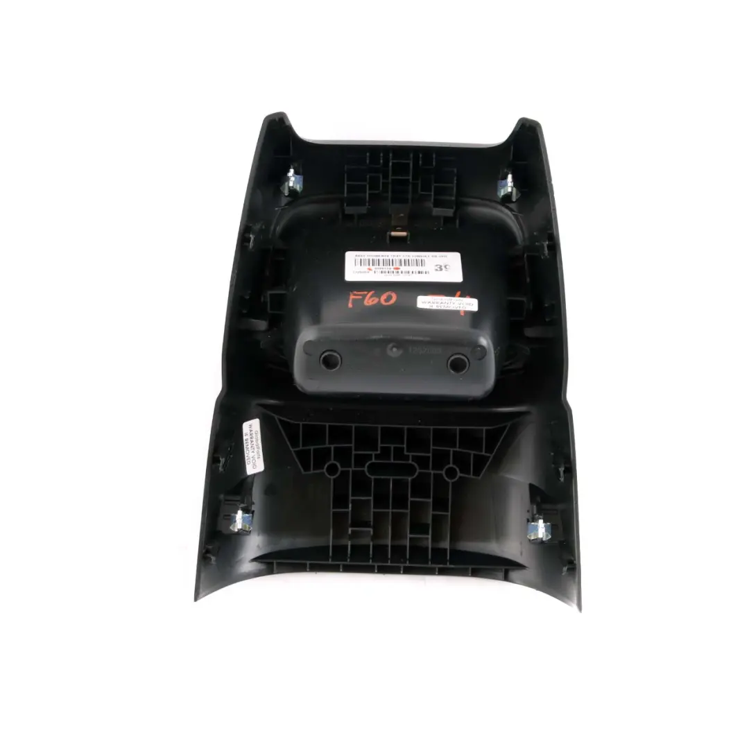 Mini Countryman F60 Centre Console Rear Cover Trim Covering Black - SKU 9306128 - Part number 9306128