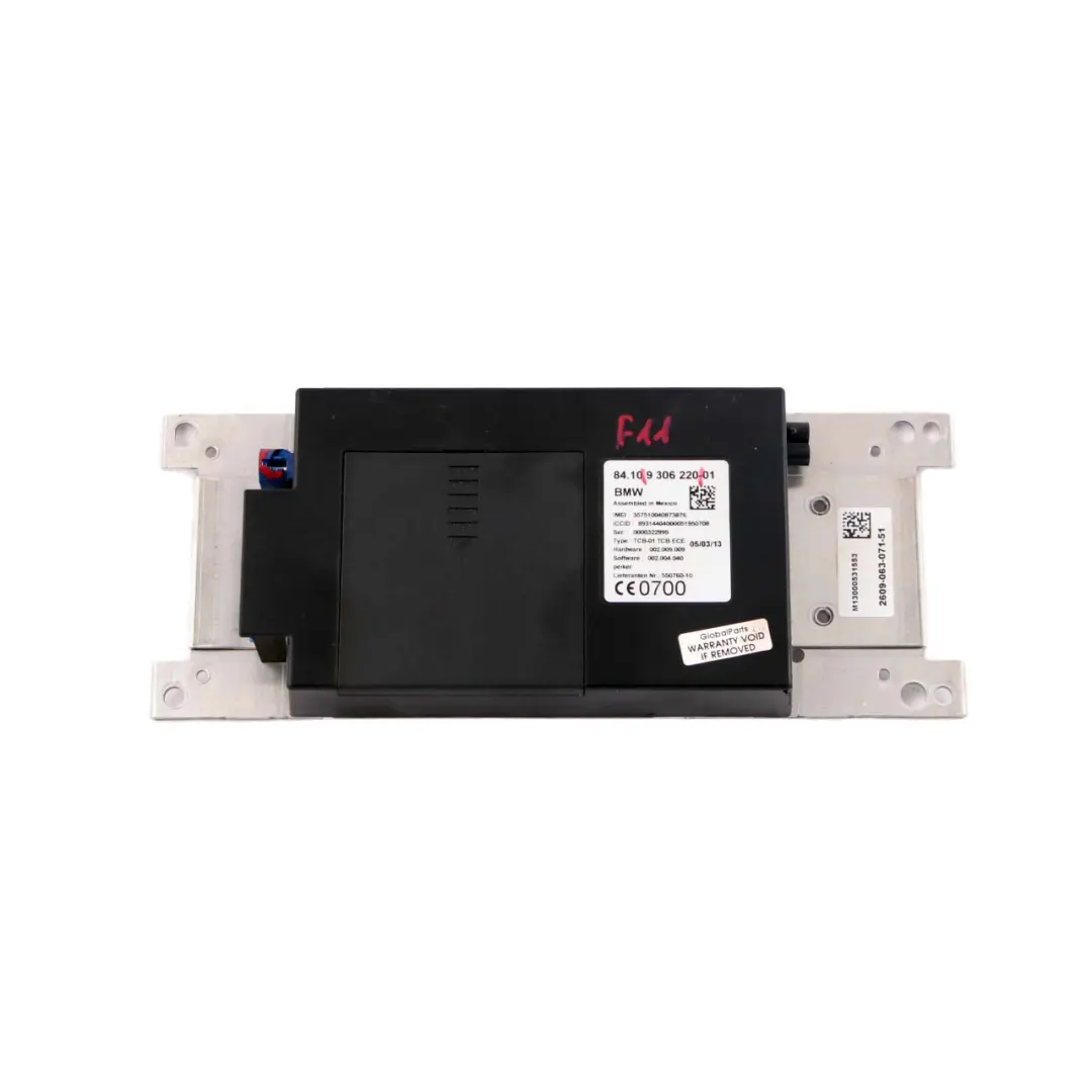  Telematik Modul BMW F10 F20 F30 F31 Bluetooth Teleservices GPS - SKU 9306220 - Teilenummer 9306220