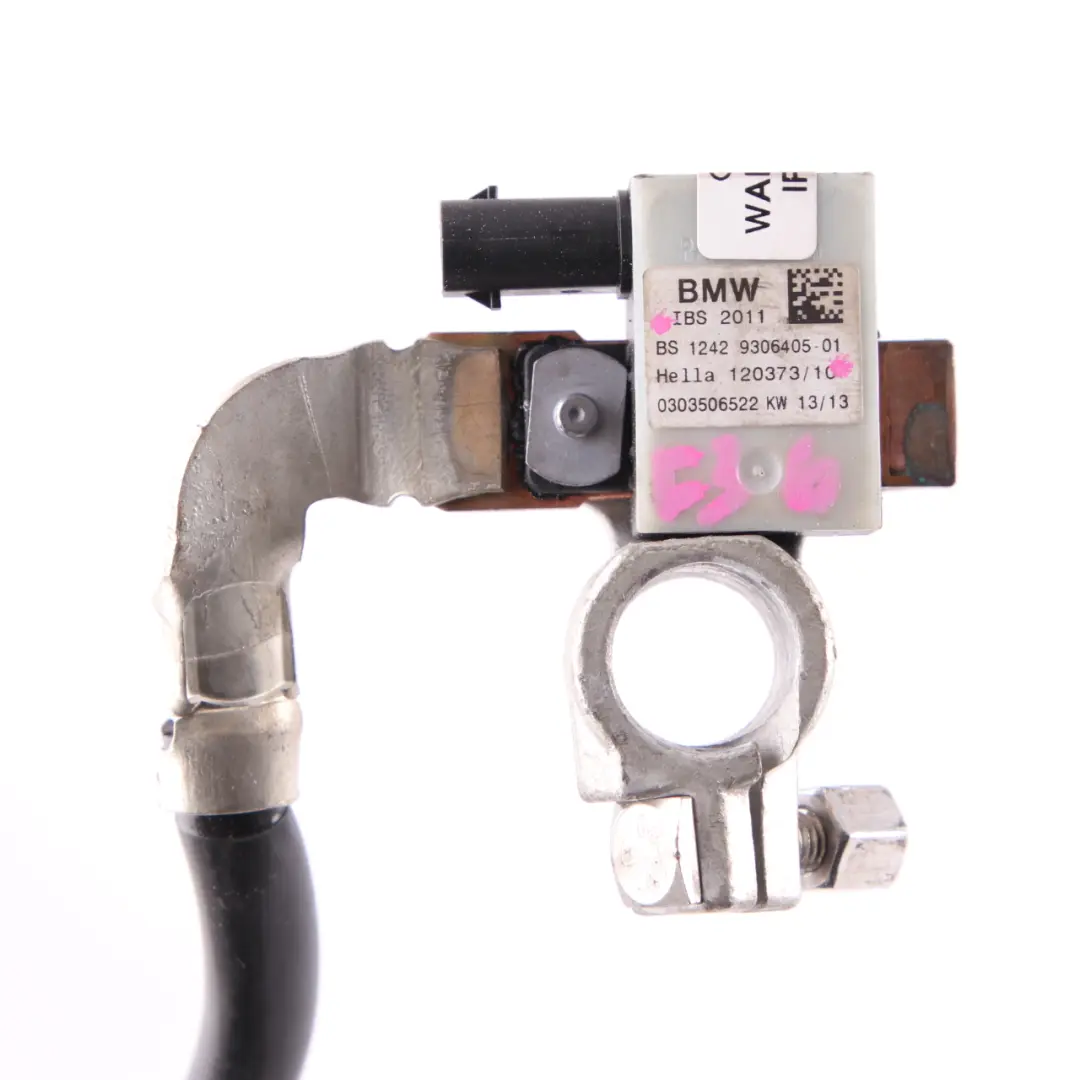 Minus Kabel Batterie Kabel Anschlusspol IBS für BMW F20 F21 F30 F31 F32 F36 mit Teilenummer 9306405 BMW F20 F21 F30 F31 F32 F36 Minus Kabel Batterie Kabel Anschlusspol IBS - SKU 9306405 - Teilenummer 9306405