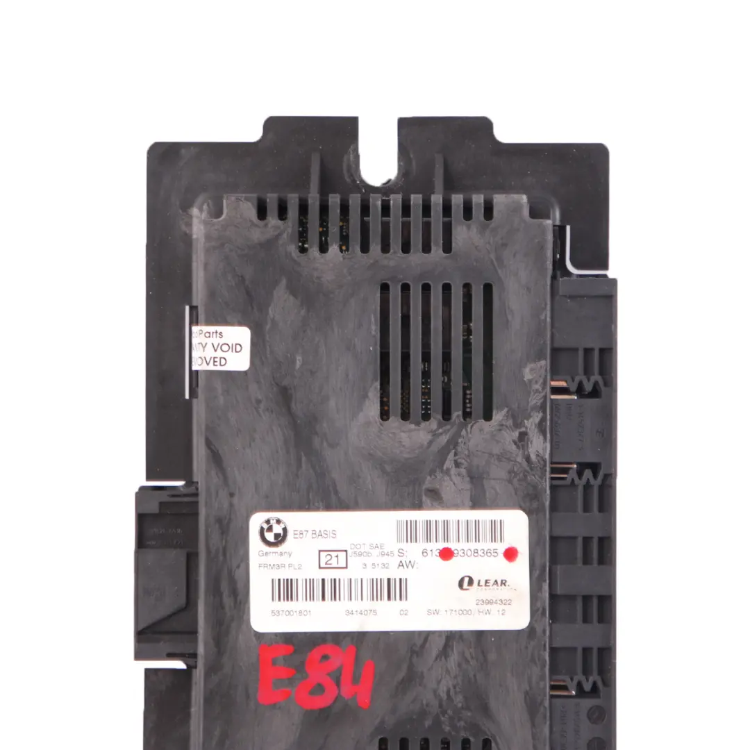 BMW X1 E84 Footwell Light Control Unit Module ECU Lear FRM3R PL2 - SKU 9308365 - Part number 9308365