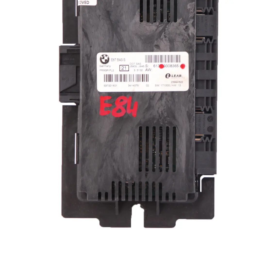 BMW X1 E84 Footwell Light Control Unit Module ECU Lear FRM3R PL2 - SKU 9308365 - Part number 9308365