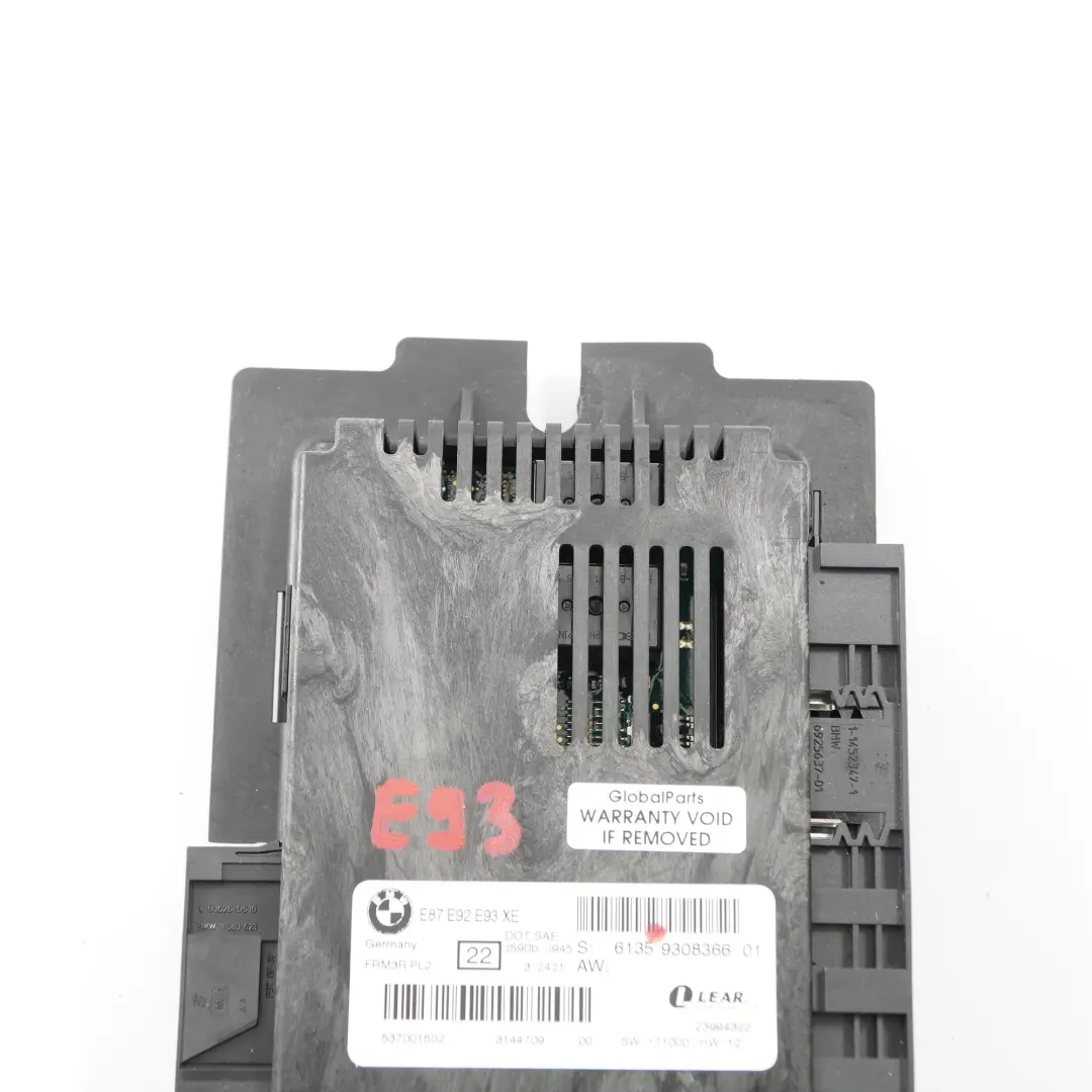 Light Module Footwell Module PL2 FRM3R Lear to BMW E93 LCI Convertible with Part number 9308366 BMW E93 LCI Convertible Light Module Footwell Module PL2 FRM3R Lear - SKU 9308366 - Part number 9308366