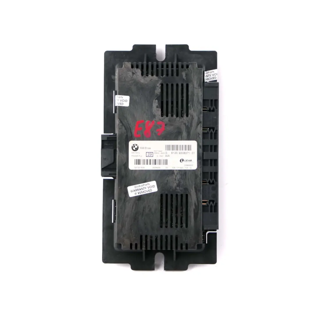 Light Control Footwell Module ECU MAX Brose FRM3R PL2 Lear to BMW 1 E87 with Part number 9308371 BMW 1 E87 Light Control Footwell Module ECU MAX Brose FRM3R PL2 Lear - SKU 9308371-1 - Part number 9308371
