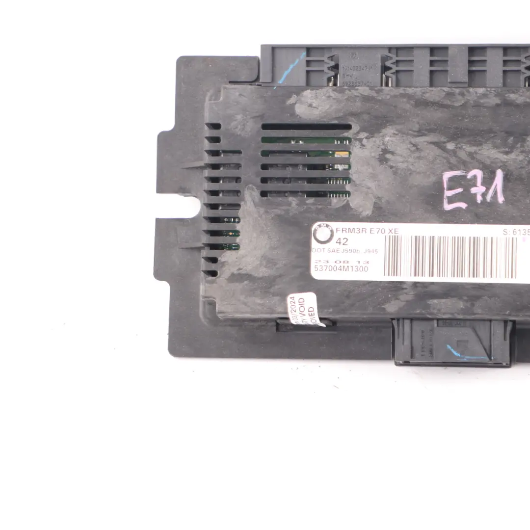 Moduł Sterownik Świateł FRM3R LEAR do BMW X6 E71 o numerze 9308373 BMW X6 E71 Moduł Sterownik Świateł FRM3R LEAR - SKU 9308373 - Numer Części 9308373