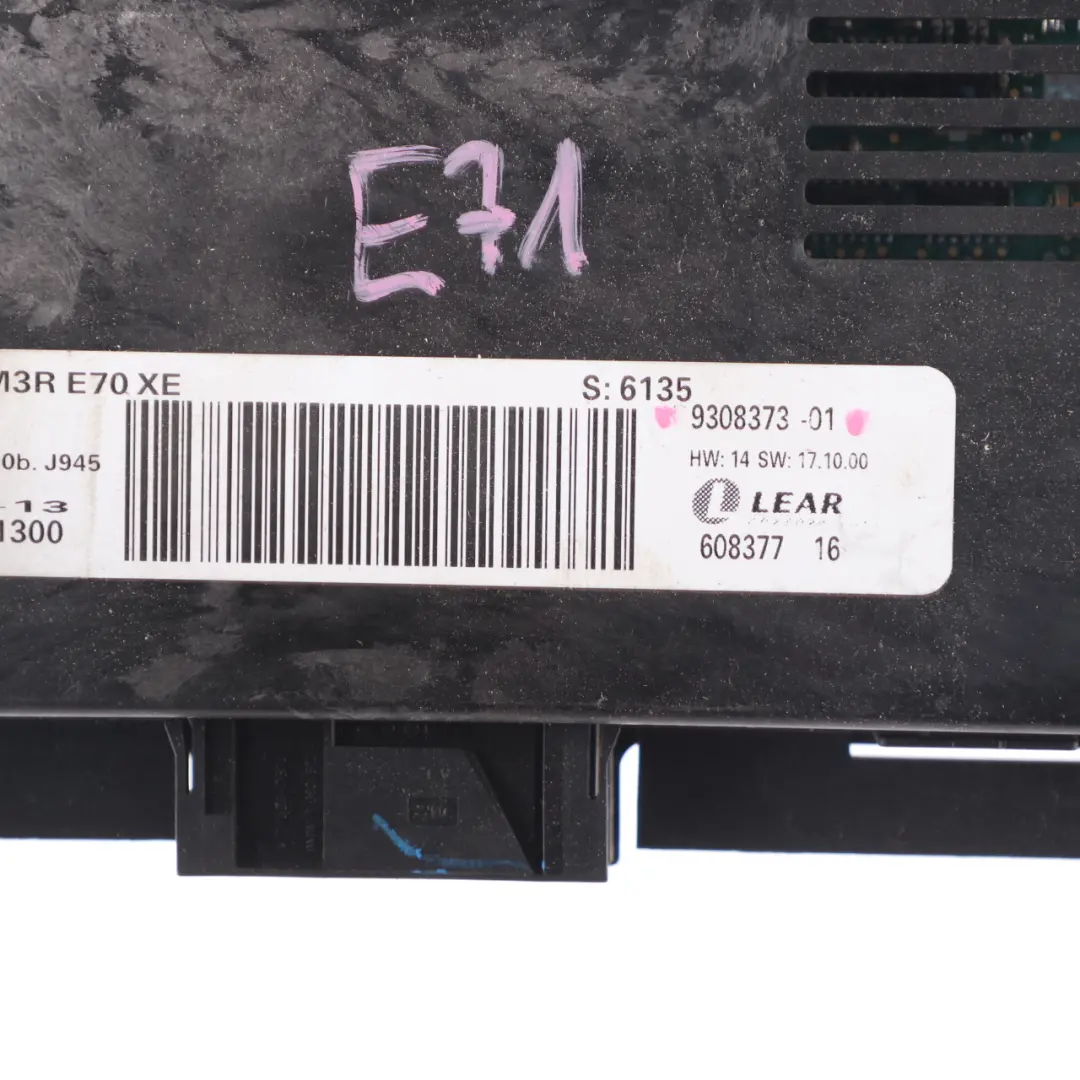 BMW X6 E71 Luz De Los Pies Módulo De Control FRM3R LEAR - SKU 9308373 - Número de pieza 9308373