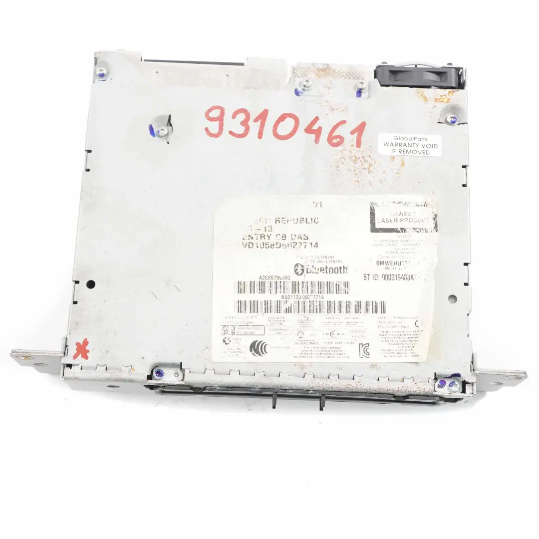 Reproductor De Radio BMW F20 F21 F22 F30 F31 CD Bluetooth Unidad para con número de pieza 9310461 Reproductor De Radio BMW F20 F21 F22 F30 F31 CD Bluetooth Unidad - SKU 9310461 - Número de pieza 9310461