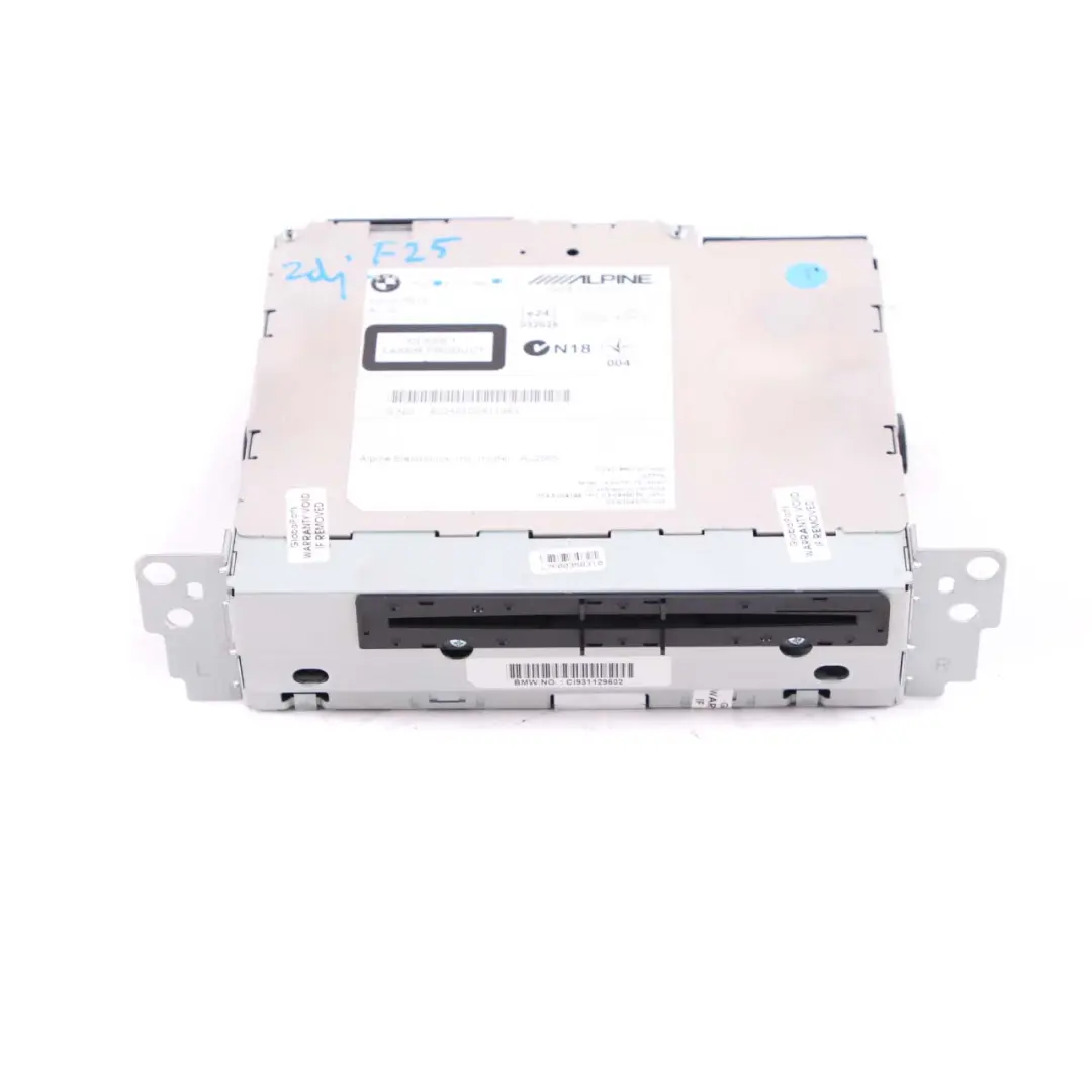 Radio Player BMW F10 F11 F20 F21 F25 F30 F31 Alpine CD Champ 2 Head Unit to with Part number 9311296 Radio Player BMW F10 F11 F20 F21 F25 F30 F31 Alpine CD Champ 2 Head Unit - SKU 9311296 - Part number 9311296