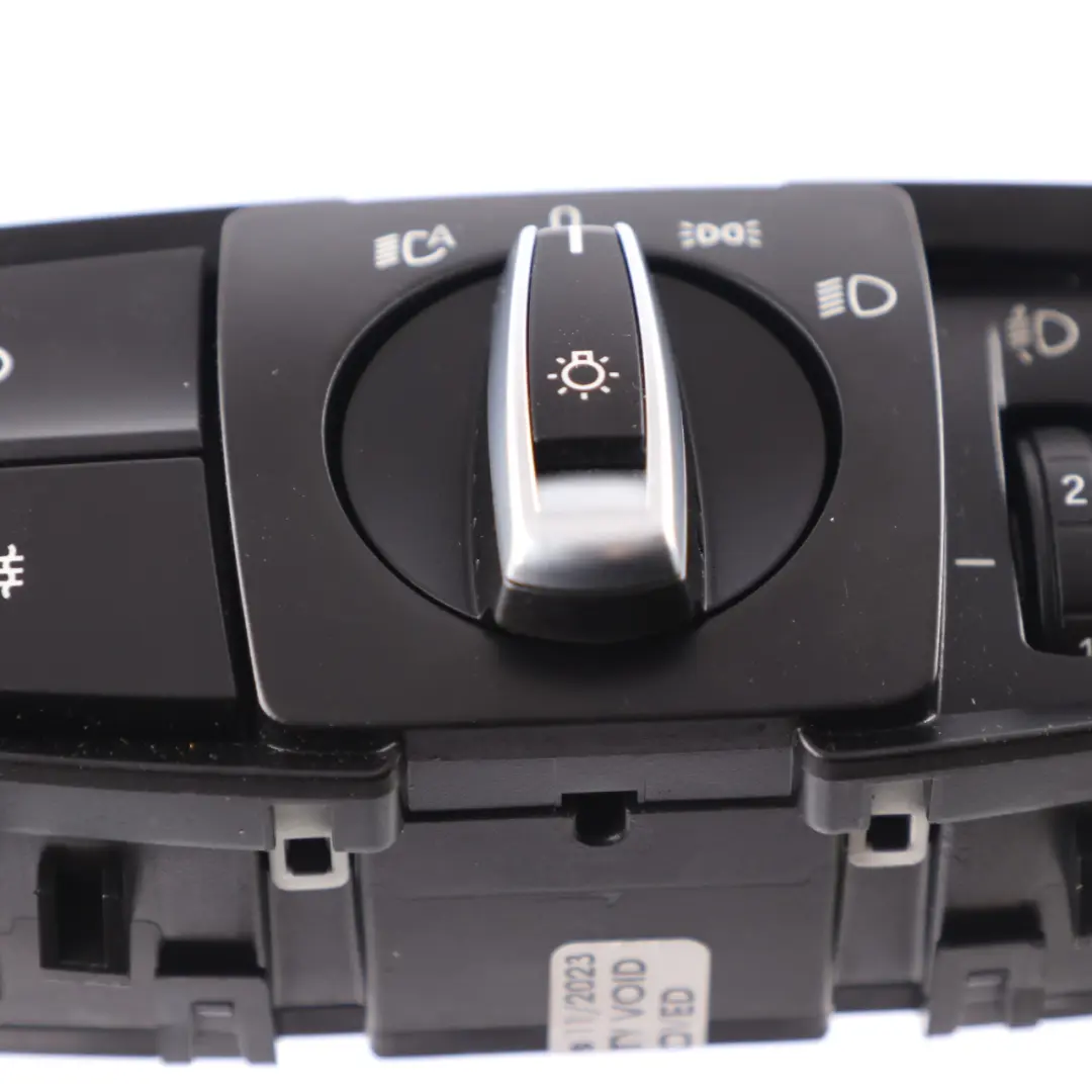 Headlight Switch BMW X5 F15 F45 F46 Fog Light Lamp Control Unit Panel to with Part number 9311729 Headlight Switch BMW X5 F15 F45 F46 Fog Light Lamp Control Unit Panel - SKU 9311729 - Part number 9311729