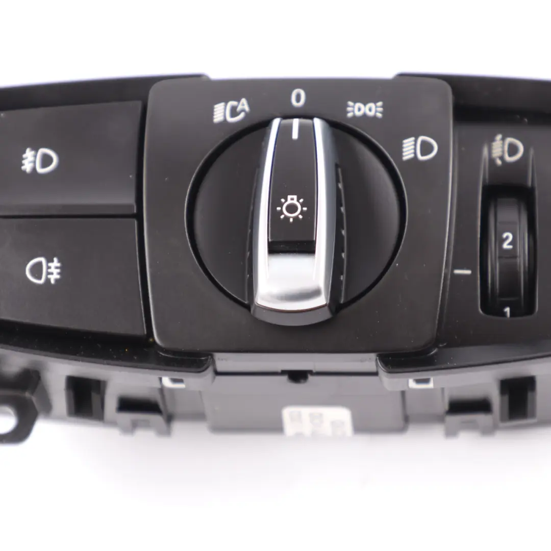 Headlight Switch BMW X5 F15 F45 F46 Fog Light Lamp Control Unit Panel to with Part number 9311729 Headlight Switch BMW X5 F15 F45 F46 Fog Light Lamp Control Unit Panel - SKU 9311729 - Part number 9311729