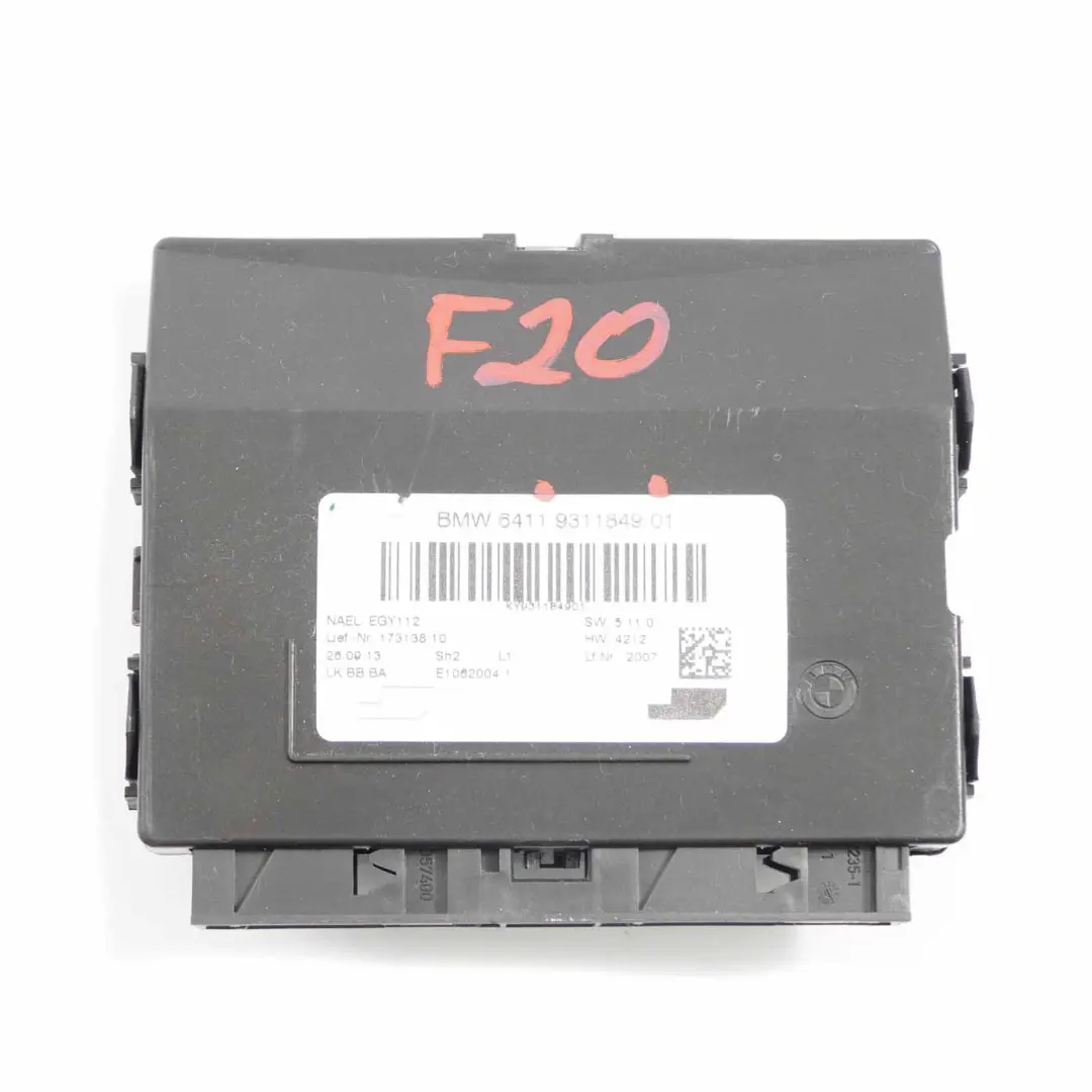 Klimaanlage A/C Klimasteuergerät Modul ECU für BMW F20 F21 mit Teilenummer 9311849 BMW F20 F21 Klimaanlage A/C Klimasteuergerät Modul ECU - SKU 9311849 - Teilenummer 9311849