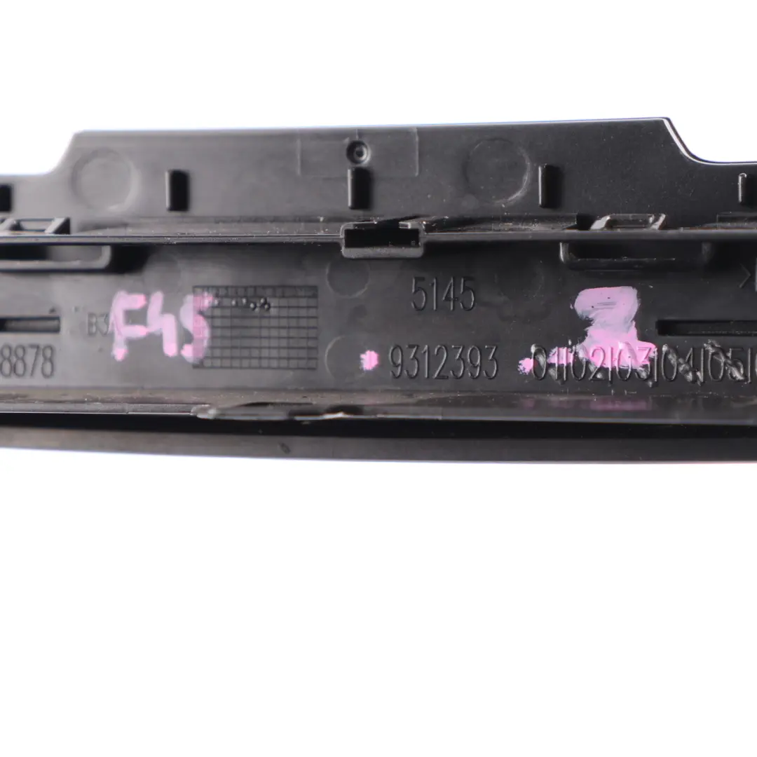 BMW F45 Active Tourer Konsole Radio Bedieneinheit Verkleidungsplatte Abdeckung - SKU 9312393-2 - Teilenummer 9312393
