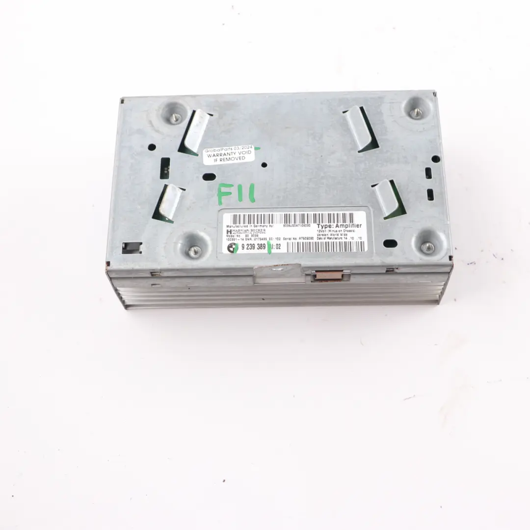 Audio Amplificador Harman Becker Hifi Unidad Del Sistema 9239389 BMW F11 Touring - SKU 9312593 - Número de pieza 9312593