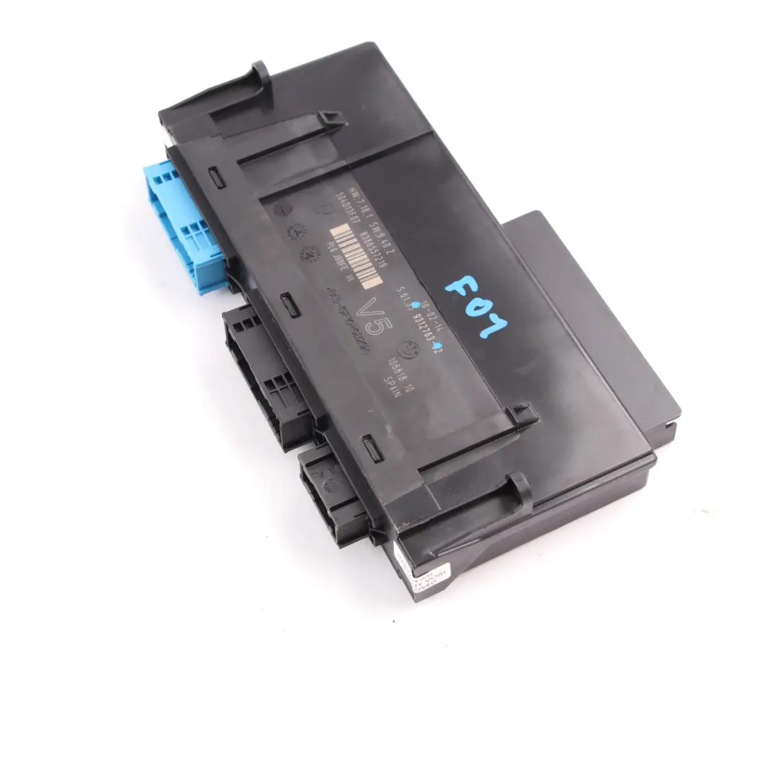 Body Control Module BMW F01 ECU Junction Box PL6 JBBFE III V5 to with Part number 9312763 Body Control Module BMW F01 ECU Junction Box PL6 JBBFE III V5 - SKU 9312763 - Part number 9312763