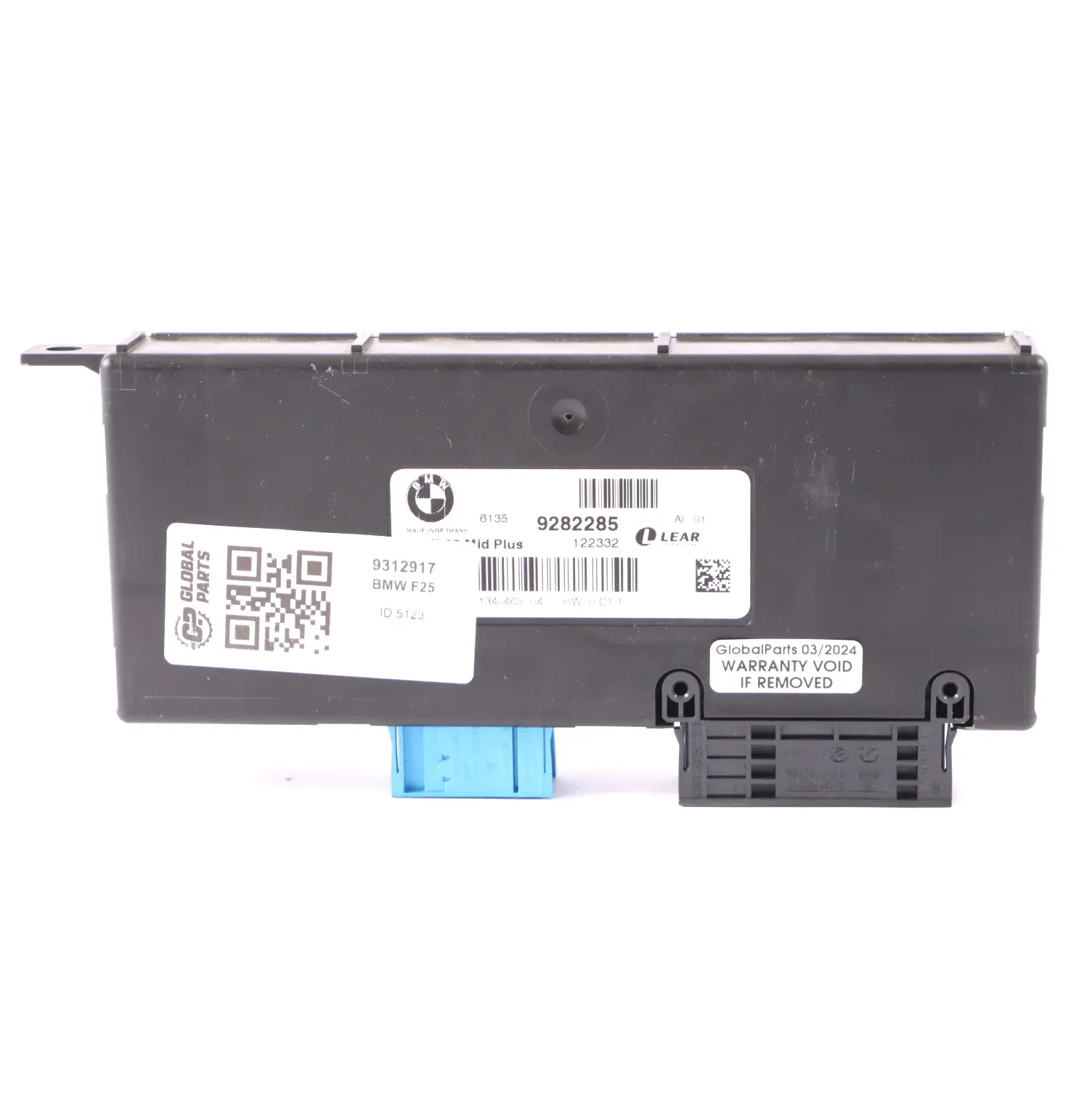 BMW X3 F25 Central Gateway Module Control Unit Lear 9312917