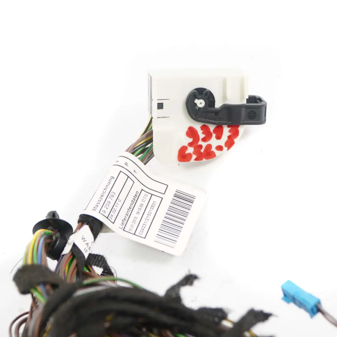 Maletero Tapa maletero Portón trasero Mazo de cables Cable 9260012 para BMW F30 F80 con número de pieza 9313656 BMW F30 F80 Maletero Tapa maletero Portón trasero Mazo de cables Cable 9260012 - SKU 9313656-1 - Número de pieza 9313656