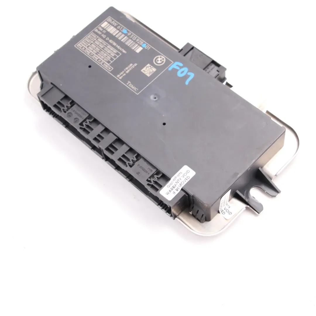 Light Module BMW F01 Control Footwell Lightning ECU Unit FRM3 to with Part number 9313928 Light Module BMW F01 Control Footwell Lightning ECU Unit FRM3 - SKU 9313928 - Part number 9313928