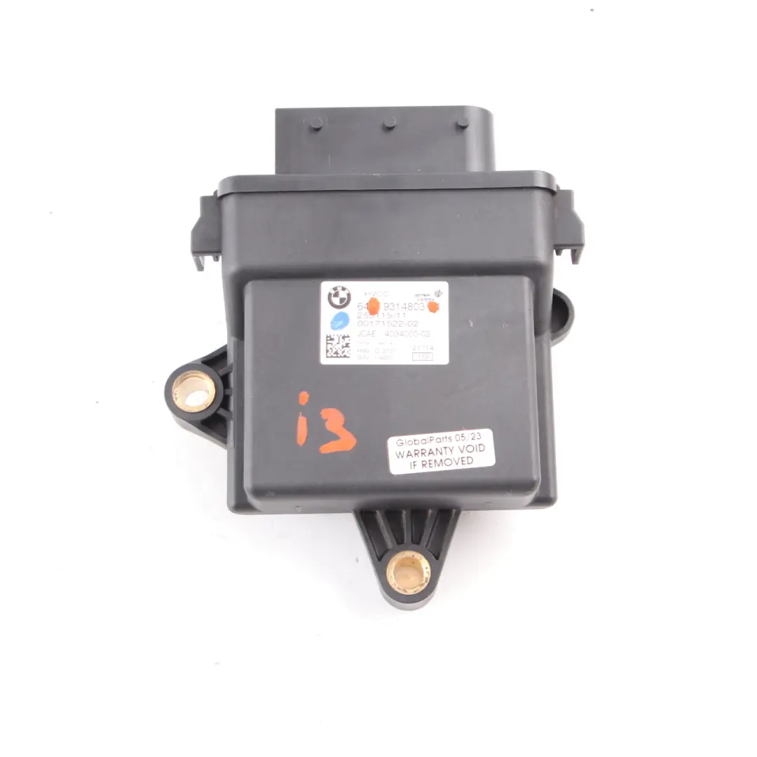 Heat Pump Module Control Unit to BMW i3 I01 Hybrid Electric with Part number 9314803 BMW i3 I01 Hybrid Electric Heat Pump Module Control Unit - SKU 9314803 - Part number 9314803