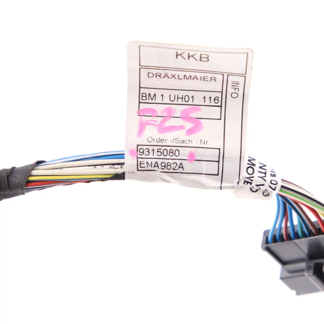 BMW X3 F25 Interrupteur de lève-vitre côté conducteur Faisceau Câble - SKU 9315080 - Numéro de pièce 9315080