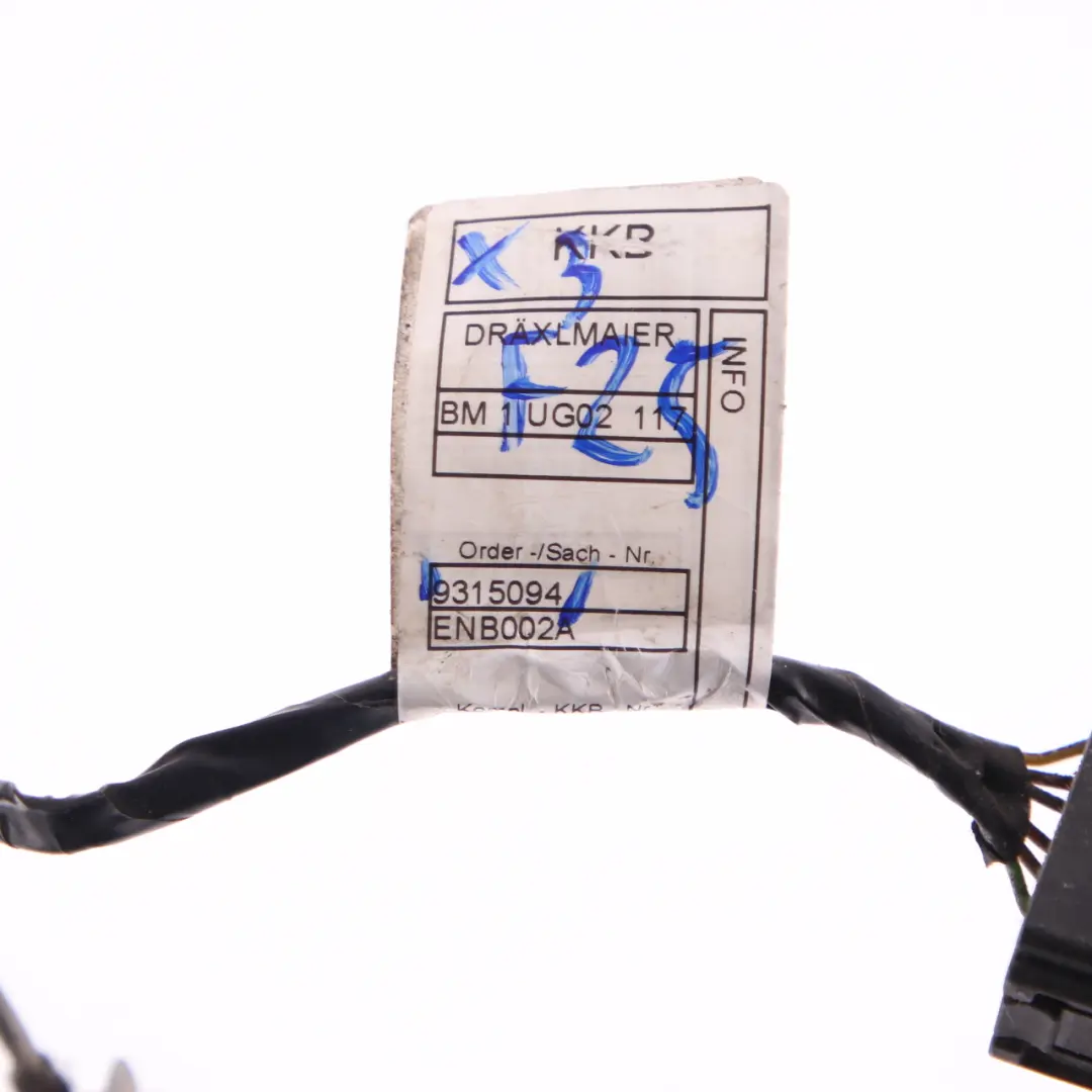 BMW X3 F25 Parachoques Trasero PDC Cableado Cable Sensor Aparcamiento - SKU 9315094 - Número de pieza 9315094