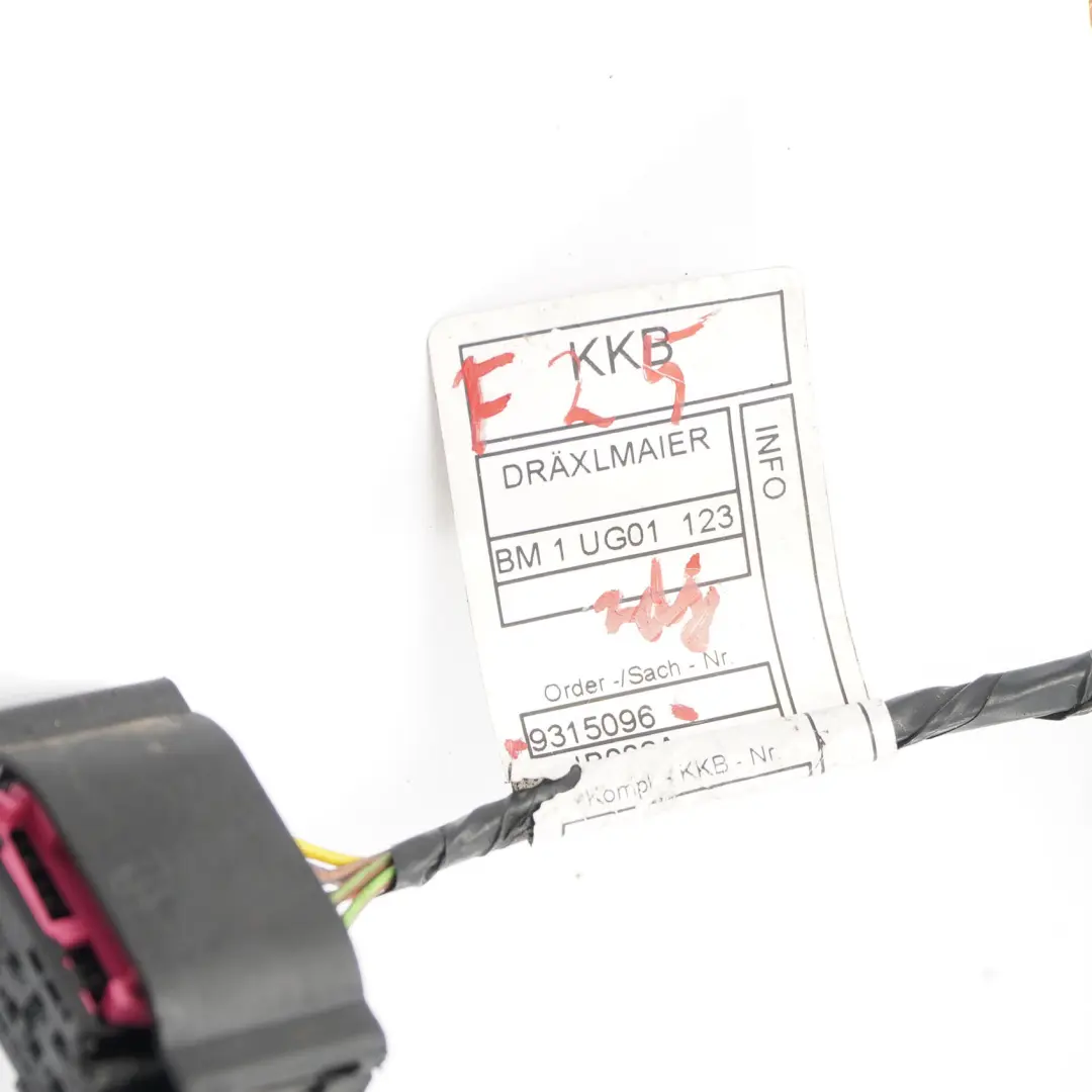 BMW X3 F25 Instalacja Wiązka PDC Zderzak Tył - SKU 9315096 - Numer Części 9315096