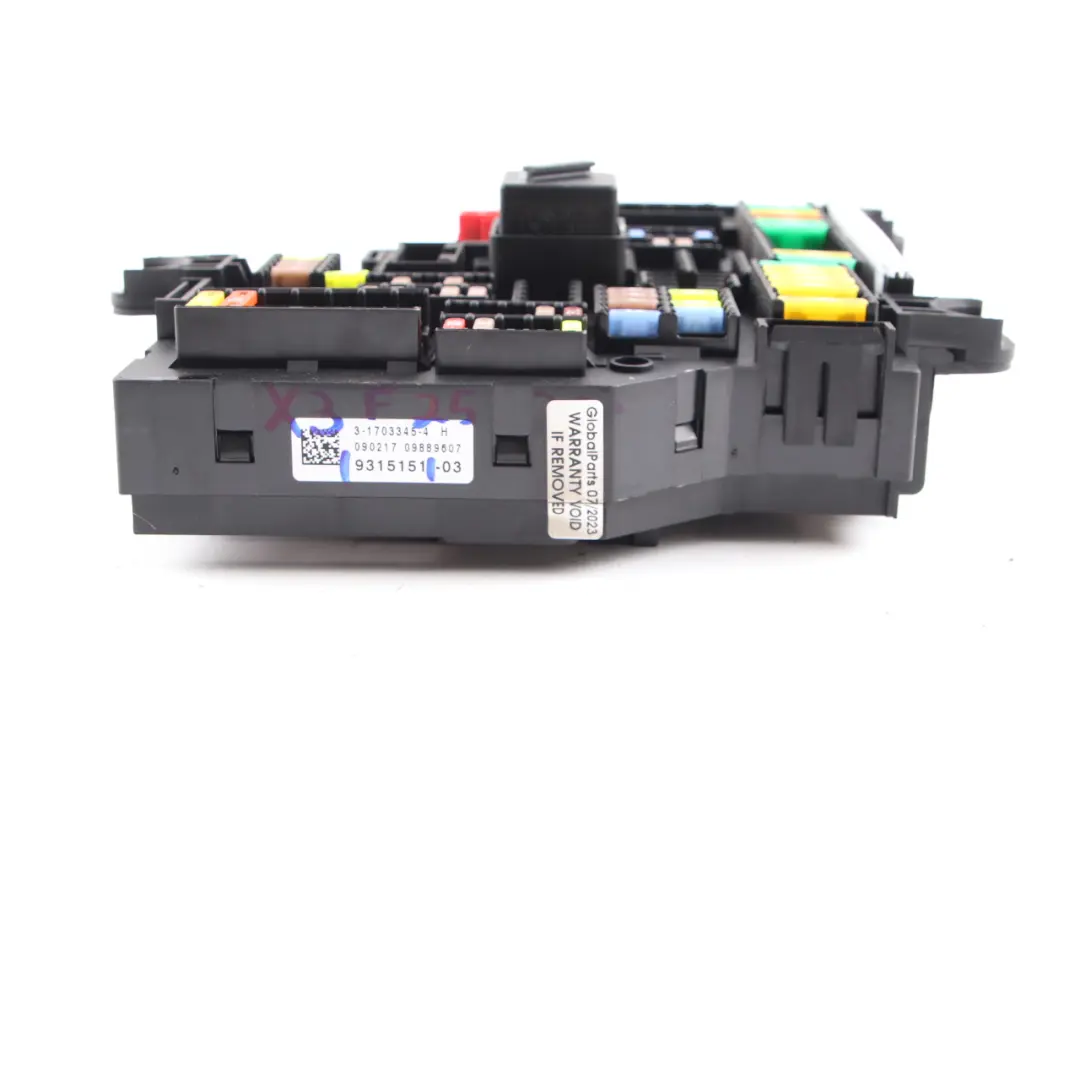 Sicherung Skasten Strom Verteilung Steuergerät Box Hinten für BMW X3 F25 mit Teilenummer 9315151 BMW X3 F25 Sicherung Skasten Strom Verteilung Steuergerät Box Hinten - SKU 9315151 - Teilenummer 9315151