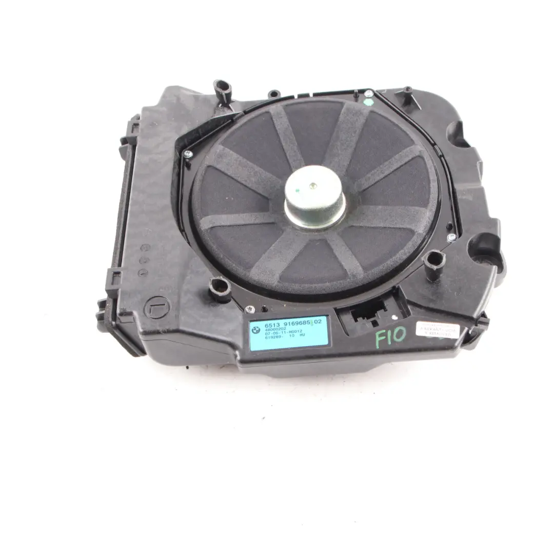 Altavoz Central Izquierdo Subwoofer Altavoz de graves 9169685 BMW F10 F11 - SKU 9315645 - Número de pieza 9315645