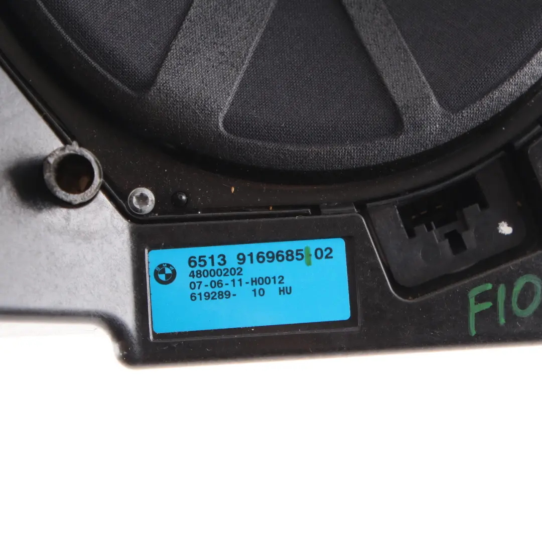 Altavoz Central Izquierdo Subwoofer Altavoz de graves 9169685 BMW F10 F11 - SKU 9315645 - Número de pieza 9315645