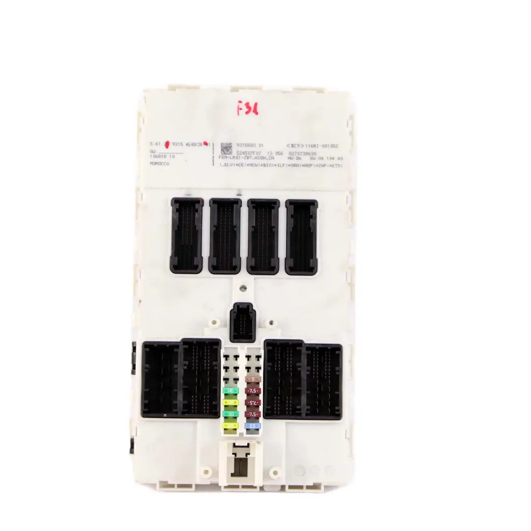 Module Control Unit FEM to BMW 1 2 3 4 Series F20 F21 F22 F30 F31 F32 F36 with Part number 9303541 BMW 1 2 3 4 Series F20 F21 F22 F30 F31 F32 F36 Module Control Unit FEM - SKU 9315683 - Part number 9303541